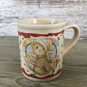 1991 Priscilla Hillman Friendship Warms The Heart 10 oz Christmas Ceramic Mug